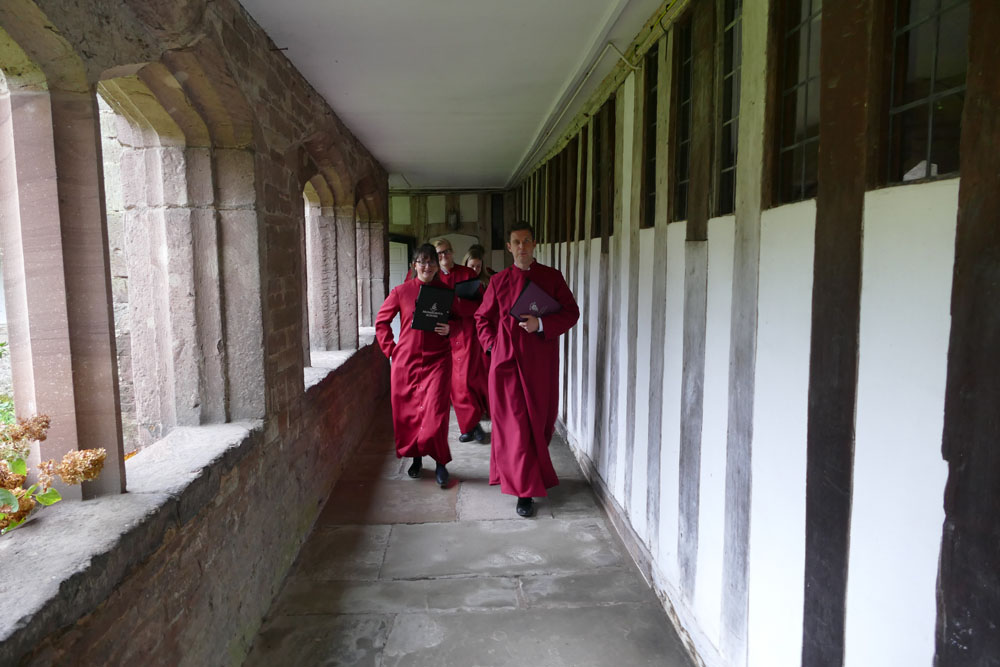 Chamber Choir sing Evensong at Hereford Cathedral, 12th October 2016